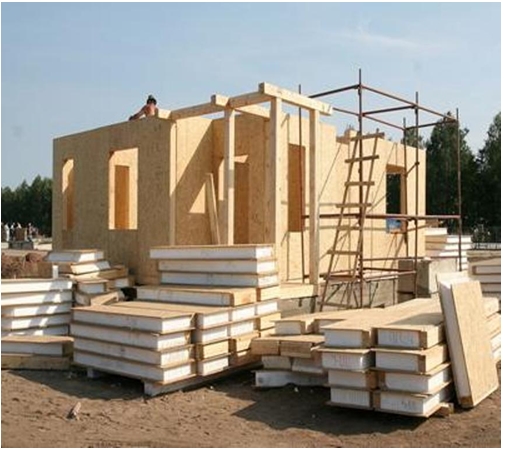 Строительство дома из сэндвич-панелей услуга от СК "Рембуд" в Киеве и области