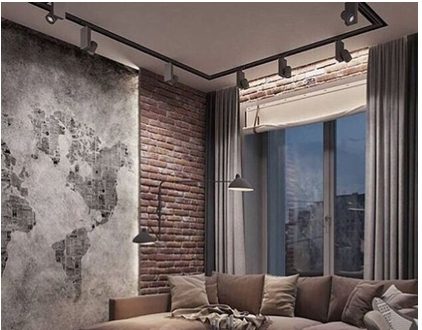 Ремонт в стиле лофт в квартире под ключ