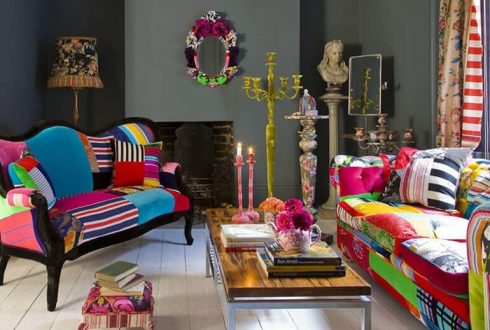 Использование цвета в интерьере