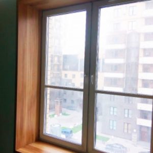 Выполним укладку плитки на откос