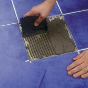 Замена плитки в доме или квартире