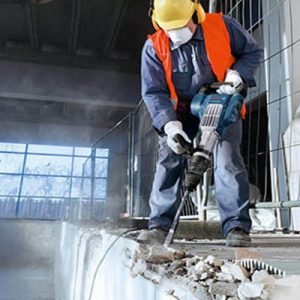 Разбивка бетона