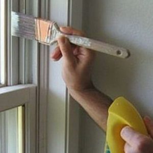 Сделаем покраску окна