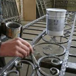 Сделаем покраску решетки